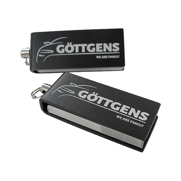 Laserbravur auf USB-Stick 